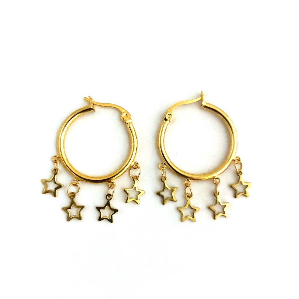 Mini Star Hoops
